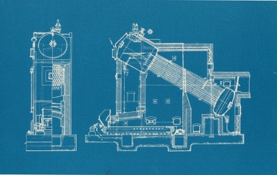 Schematic drawing of the Tsunekichi Model A boiler