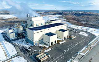 当社国内最大級のバイオマス発電プラント