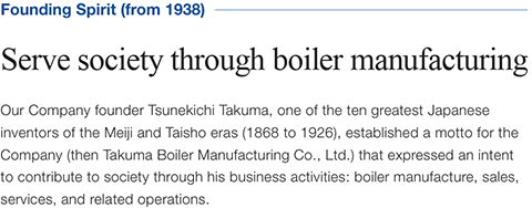 Serve society through boiler manufacturing