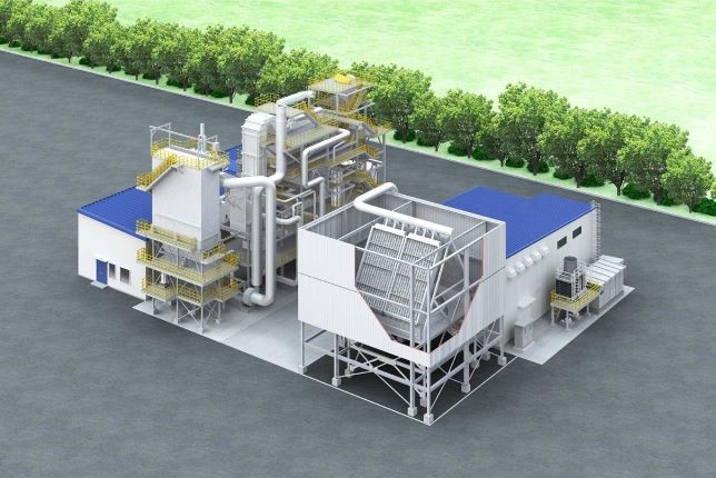 広島ガス向けバイオマス発電プラント（イメージ）