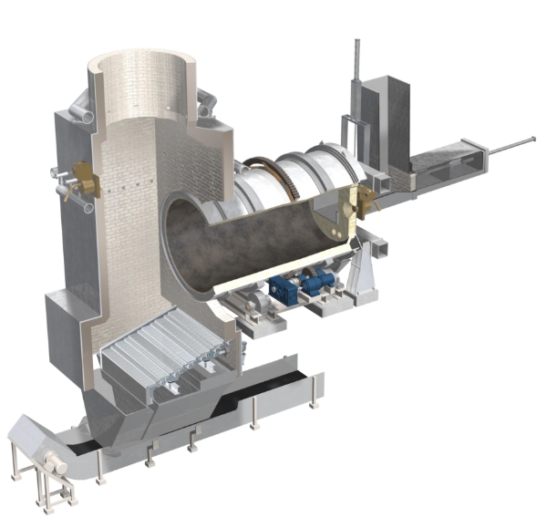ロータリーキルン&amp;ストーカ炉（直列タイプ）