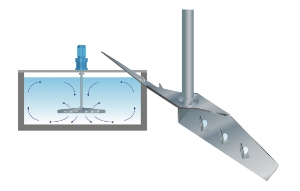 Low-power vertical agitator "Bio Blade Mix"